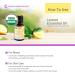 Organic Lemon Essential Oil 15ml - 100% Pure & Natural Essential Oil for Aromatherapy & Skincare - International Shipping Available - Buy Online on GoSupps.com