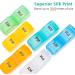 30 Day Monthly Pill Organizer 2 Times a Day for Travel - AM PM Medications & Supplements Holder - 31 Day Pill Medicine Container - Pack of 1 - Buy Online on GoSupps.com
