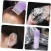 Beaupretty 1 Set Bleach Kit Hair Coloring Tools Hair Dye Tools for Diy Hairstyling Gloves Salon Hair Dyeing Tool Earmuffs Hair Dye Accessories Plastic Portable Tool Kit Purple 6.9x4.8cm Purple - Buy Online on GoSupps.com