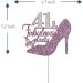 Tenhaisi Purple Sliver Glitter 41 & Fabulous Lady Cake Topper Happy 41st Birthday Party Decoration Cheers to 41 Years 41 & Fabulous Birthday Wedding Celebration/Anniversary Party Supplies - Buy Online on GoSupps.com