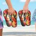 Mnsruu Musical Note Love Vintage Flip Flops | Stylish XXL Sandals for Men & Women | Perfect Home Spa & Travel Slippers - Buy Online on GoSupps.com
