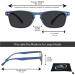 proSPORT Reading Sunglass | Full Sun Reader No Line for Men & Women | Flexible Light-Weight NOT BIFOCAL | Blue 1.75 x International Shipping Available - Buy Online on GoSupps.com