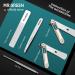 MR.GREEN Portable Manicure & Pedicure Kit - Stainless Steel Nail Clippers Tool Set in Travel Grooming Case | Nail Scissors Gift Box (Mr-6104) - Buy Online on GoSupps.com