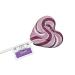 Parma Violet Gin Love Heart Lollipops 35g (1)