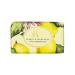 The English Soap Company Vintage Wrapped Soap Bar Luxury Lemon Mandarin Shea Butter Soap Bar Moisturising Soap Bar for Face and Body Lemon Mandarin Scent 190g