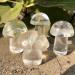 Home Decoration 40-50mm Crystal Mushroom Natural Clear Quartz Mushrooms Lovely Rose Crystal Gemstone Agaric Healing Home Decoration Chakra Stones 1pc - Buy Online on GoSupps.com