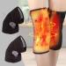 haozzaw Self Heating Knee Pad 2 Pcs- Heated Knee Brace for Pain Relief- Heat Knee Wrapsw/Tomalin Magnetic Warm Therapy for Joint Pain, Arthritis Meniscus Pain Relief for Men and Women (2 Black