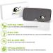 Sleepy Panda Bamboo Sleep Mask - 100% Blackout Luxury Eye Mask for Side, Back, & Front Sleeping - Includes Bonus Ear Plugs - Buy Online on GoSupps.com