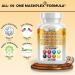 Kun Shafi Lions Mane 3000mg 20in1 Mushroom Supplement with Turkey Tail 2000mg Reishi 1000mg Cordyceps Chaga 1000mg Maitake Meshima Poria Cocos Shiitake Oyster Porcini Enoki 60 Count - Buy Online on GoSupps.com