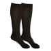Hydas travel support stockings XXL extra wide calf width double pack size 45-47 Black 45 Large sizes