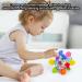 Teething Ball for Kids | Chew Toy Rattle & Grasping Activities - Infant Teething Toys for 3 Months - Best Gift for Boys & Girls | Firulab Round White A - Buy Online on GoSupps.com