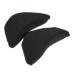 FRCOLOR 1 Set 20pcs Toe Plug Wipes Shoes Too Big Insert Collagen Lip Insoles Unisex Sanitary Pad Storage Bag Shoe Filler Insole Sponge Shoe Inserts Adjust Go Forward Women's Knitted Cotton Black 7.5X3.5X2CM