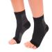 Men & Women Best Foot Sleeves Plantar Fasciitis Compression Socks Fast Recovery & Relief From Foot Pain Swelling & Edema Improve Circulation Achilles Heel & Arch Support Black "Large/X-Large"