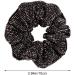 Rhinestone Hair Scrunchies - Sparkly Elastic Ponytail Holders for Elegant Hair Accessories for Women and Girls black - Buy Online on GoSupps.com
