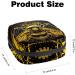 Anna Cowper Insect Gold Black Sanitary Napkin Storage Bag Feminine Menstrual Cup Pouches Nursing Pad Holder Tampon Bags Portable Period Bag for Women Teen Girls 1Pcs Multi-colored 13 - Buy Online on GoSupps.com