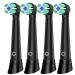 4 Substitute brush heads Compatible with oral B io 3/4/6/7/8/9/10 on the plug -in brushes powerful cleaning toothbrush head Compatible with io upright toothbrushes (black) 4er black
