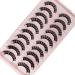 Aussido False Eyelashes Russian Strip Lashes Natural Look Fluffy Wispy D Curly Fake Eye Lashes(C-14MM) - Buy Online on GoSupps.com