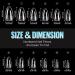 Tomicca Almond Short Nail Tips - 192 Pack Gel & Acrylic Full Cover Nail Tips 12 Sizes Pre-Shaped Half Matt Gelly Nails - Buy Online on GoSupps.com