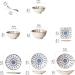 Dinner Plates 16-Piece Firework Style Elegant Dinner Plate Set Elegant Kitchen Dinnerware Set Durable Reusable Ceramic Dinner Plate Sets Service for 2 Plates Kitchenware - Buy Online on GoSupps.com