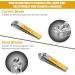 Manicure Set Professional Nail Clippers Pedicure Kit 16 pcs Stainless Steel Nail Care Tools Grooming Kit with Luxurious Travel Leather Case for Thick Nails Men Women Gift (Yellow) - Buy Online on GoSupps.com