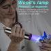 HUHKOUAE Wood's lamp cat Ringworm Detector Pet Urine Detector With side lights UV Black light for Analyzing Skin Dog Cat Care Bed Bug Inspection - Buy Online on GoSupps.com