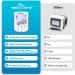EasyHome Bluetooth Smart Wrist Blood Pressure Monitor with Large Cuff | Digital Sphygmomanometer with Heart Positioning Indicator | iOS & Android APP Compatible | EBP-085 - Buy Online on GoSupps.com