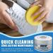 New 100g White Shoe Cleaning Cream Multi-functional Sports Maintenance Brightening And Shoes Cleaning Yellowing F2K9 Whiten - Buy Online on GoSupps.com