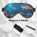 Sea Turtles Print Double-Sided Eye Mask Soft and Light Blocking for Enhancing Sleep Quality - Buy Online on GoSupps.com