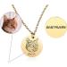 Memediy Personalized Pet Portrait Necklace - Custom Engraved Dog/Cat Remembrance Gifts in Gold | Perfect Pet Loss Gifts for Animal Lovers - Buy Online on GoSupps.com