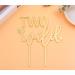 LOVENJOY Two Wild Cake Topper Gold Acrylic for Boy Girl 2nd Birthday Cake Decorations Gift Boxed - Buy Online on GoSupps.com