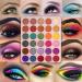 Cyerie Palette - 40 Highly Pigmented Eyeshadow Colors | Matt Shimmer & Metallic | Professional Warm Natural Bronze & Smoky Shades - Buy Online on GoSupps.com