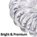 ADRIONE Clear Hair Ties - 12 Pack No Damage Elastic Bands for Thick Curly Hair - Buy Online on GoSupps.com