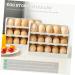GLEAVI Flip The Egg Tray Eggs Deviled Egg Holder Clear Plastic Tray Household Egg Storage Rack Egg Rack Dog - Buy Online on GoSupps.com