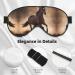 Running Horses Print Ultra-Soft Light-Blocking Eye Mask for Optimal Comfort and Restful Sleep - Buy Online on GoSupps.com
