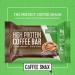 Protein Coffee Energy Bar - 16g Protein, 55mg Caffeine, Gluten Free, Non GMO, All Natural - 12 Peanut Butter Bars - Buy Online on GoSupps.com
