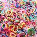 3000 Pcs Rubber Bands 0.6 lb Mini Size No Break & Damage Stretchy Elastic Premium Quality Made in Vietnam Hair Ties (Assorted - 12 Pack of 250 Pcs)