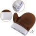 TOODOO 4 Pieces Double Sided Soft Microfiber Self Tanning Mitt Applicator Gloves - Black/Brown - Buy Online on GoSupps.com