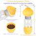 Edoxus Dog Drinking Bottle - Leak-proof Water Cup with Silicone Sealing Ring for Pets (Yellow Cloud) | International Shipping - Buy Online on GoSupps.com