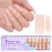Bartbox Long Square Nail Tips Full Cover Nageltips Soft Gel Lange Xl Nail Tips Nail Tips for Geln gel 150 pieces Xcoattips Nude quadratic artificial fingernails for Nail Extensions Long Square beige