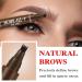 2PCS Waterproof Eyebrow Pencil Set for Natural Long Lasting Brow Makeup (Light Brown) - Buy Online on GoSupps.com