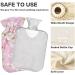 Cherry Blossom Hot Water Bottle 1L | BPA Free Pain Relief for Hands & Feet | Cozy Cover Included - Buy Online on GoSupps.com