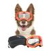 Namsan dog glasses with a wide range of visits UV protection sunglasses for large dogs eyes protect dogs protecting glasses with adjustable band and sponge-nose pad orange