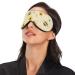 Haskirky Light Blocking Eye Mask | Breathable & Adjustable for Men and Women | Ideal for Travel, Yoga, Meditation, Office, and Deep Sleep | Sunflowers Plaid Design - Buy Online on GoSupps.com
