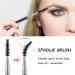 12-Pack Duo Eyebrow Brush Set - Spoolie and Angled Brow Brushes - Mini Eyelash Brush for Tinting - Suitable for Cream Gel - Silver - Buy Online on GoSupps.com