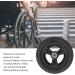 6 Inch Replacement Wheelchair Wheels for Walkers Rollator Walker Anti Slip Replacement Casters Rollers Wheels Universal Wheelchair Replacement Wheel Accessories Black - Buy Online on GoSupps.com