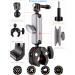 Lammcou Go Pro Motorcycle Bracket - Aluminum Invisible Action Camera Handlebar Mount for Insta360 X3 Go 3 Hero 12 11 10 9 - Dual 360 Rotatable Ball Head - Buy Online on GoSupps.com