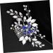 DOITOOL 1pc Hair Barrettes for Women Bridal Hair Comb Pearl Wedding Comb Crystal Hair Comb Combs for Women Flower Hair Comb Tiara Accessories Bride European and American - Buy Online on GoSupps.com