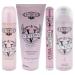 Cuba Victory for Women - 4 Pc Gift Set 3.3oz EDP Spray 1.17oz EDP Spray 6.6oz Body Spray 6.6oz Body Lotion - Buy Online on GoSupps.com