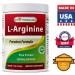 Best Naturals L-Arginine Powder 1lb - Pharmaceutical Grade Free Form - Amino Acid Supplement for Cardiovascular Health - Promotes Circulation - Buy Online on GoSupps.com