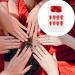 dijiusidy False Nail Fashionable Various Shapes Fingernail Full Coverage Strong Viscosity Adjustable Paster for Manicure Art 18 F741 18 1 count (Pack of 1) - Buy Online on GoSupps.com